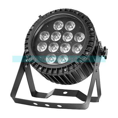 12pcs 18W RGBWAU 6 in 1 Waterproof PAR