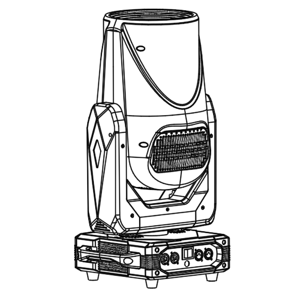 智能摇头灯